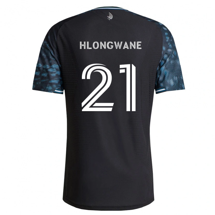 Danxen Män Bongokuhle Hlongwane #21 Svart Vit Hemmatröja Matchtröjor 2026/27 Tröjor T-Tröja