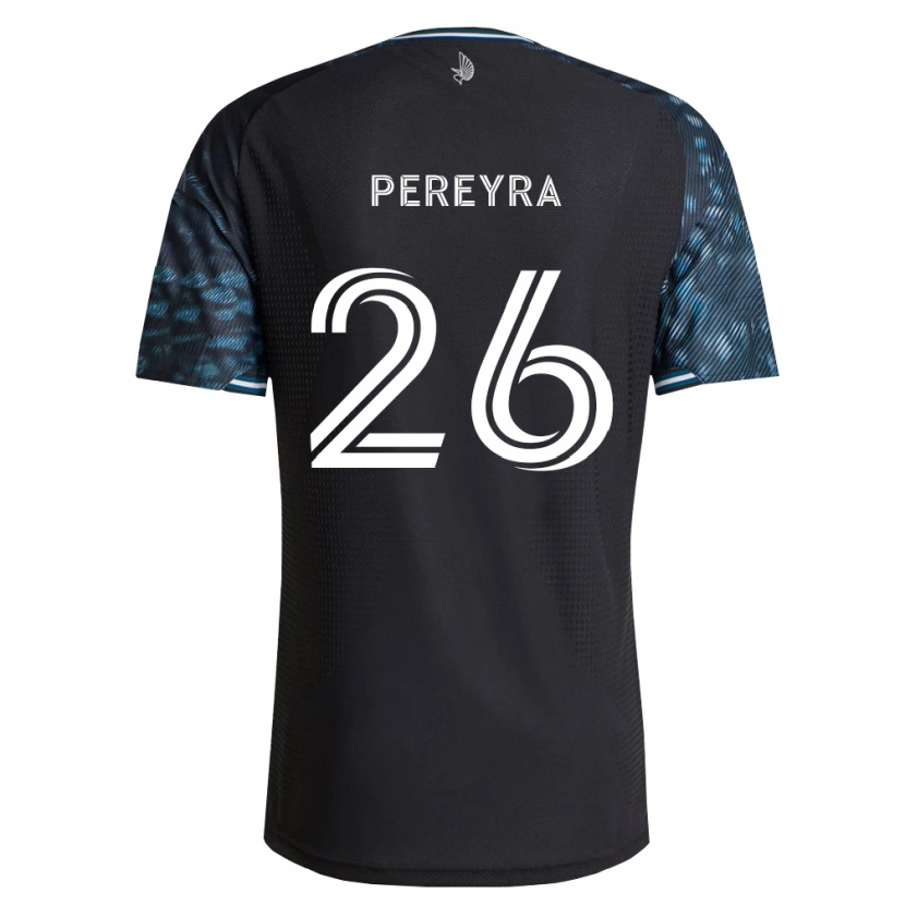 Danxen Män Joaquín Pereyra #26 Svart Vit Hemmatröja Matchtröjor 2026/27 Tröjor T-Tröja