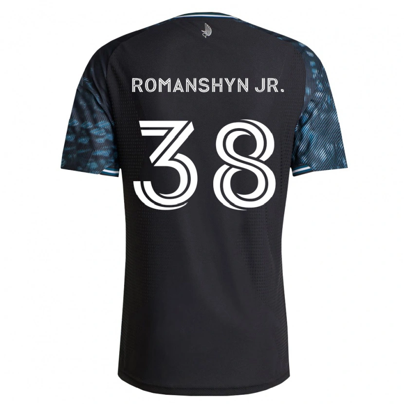 Danxen Män Kage Romanshyn Jr. #38 Svart Vit Hemmatröja Matchtröjor 2026/27 Tröjor T-Tröja