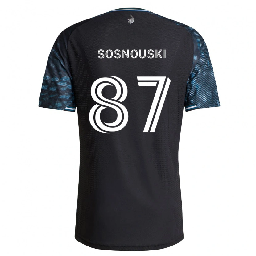 Danxen Män Justin Sosnouski #87 Svart Vit Hemmatröja Matchtröjor 2026/27 Tröjor T-Tröja
