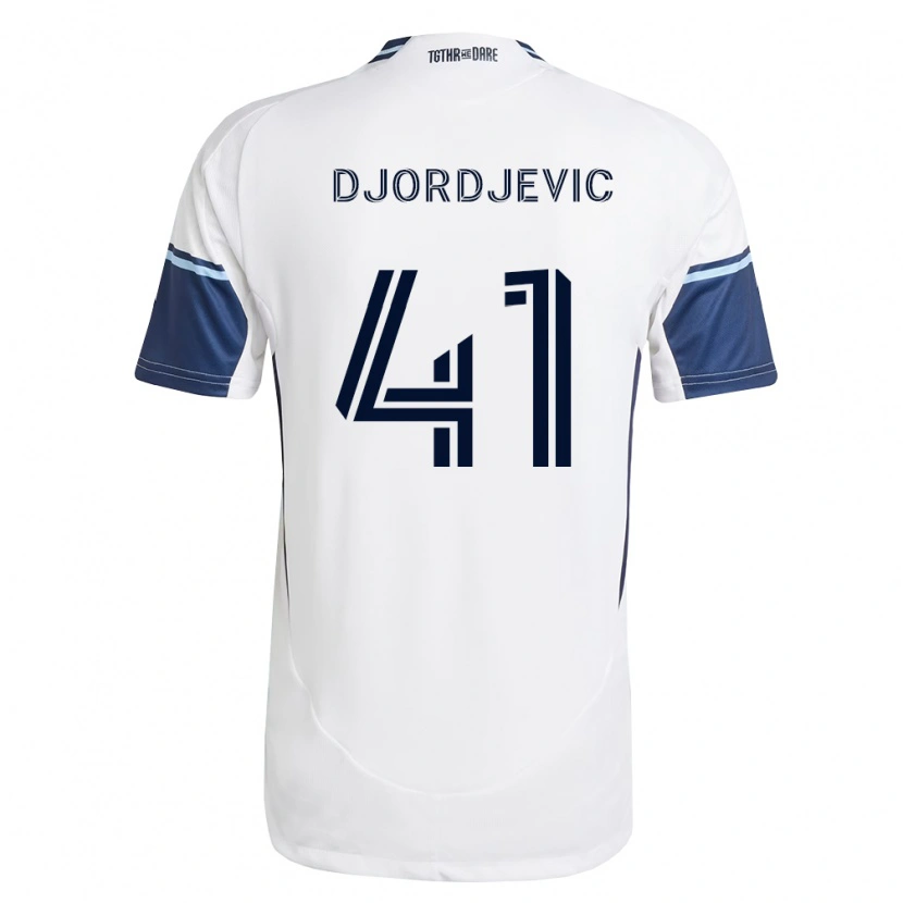 Danxen Män Nikola Djordjevic #41 Vit Kungligt Blå Hemmatröja Matchtröjor 2026/27 Tröjor T-Tröja