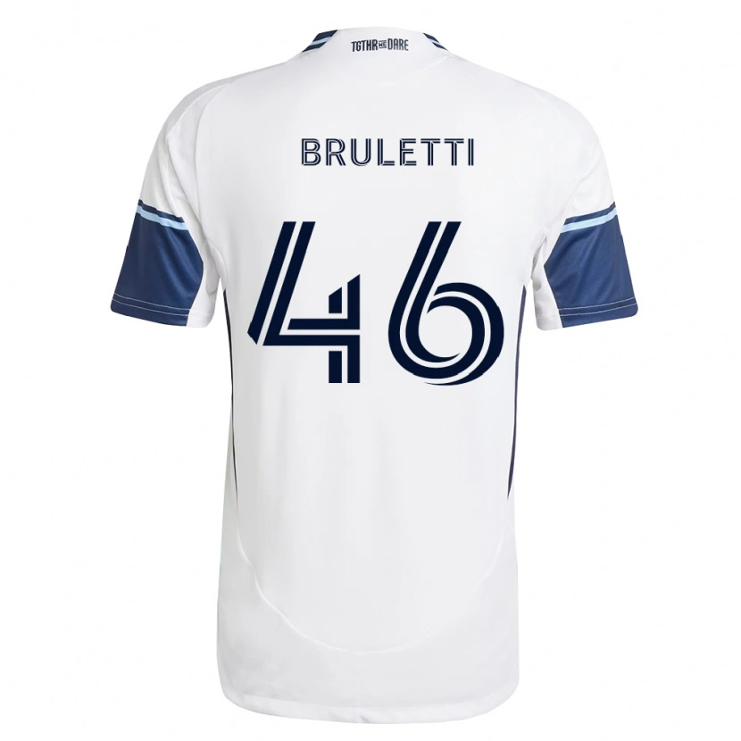 Danxen Män Cristiano Bruletti #46 Vit Kungligt Blå Hemmatröja Matchtröjor 2026/27 Tröjor T-Tröja