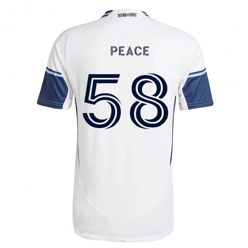 Danxen Män Jesse Peace #58 Vit Kungligt Blå Hemmatröja Matchtröjor 2026/27 Tröjor T-Tröja