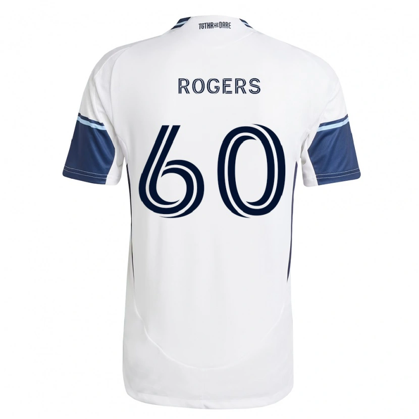 Danxen Män Sam Rogers #60 Vit Kungligt Blå Hemmatröja Matchtröjor 2026/27 Tröjor T-Tröja
