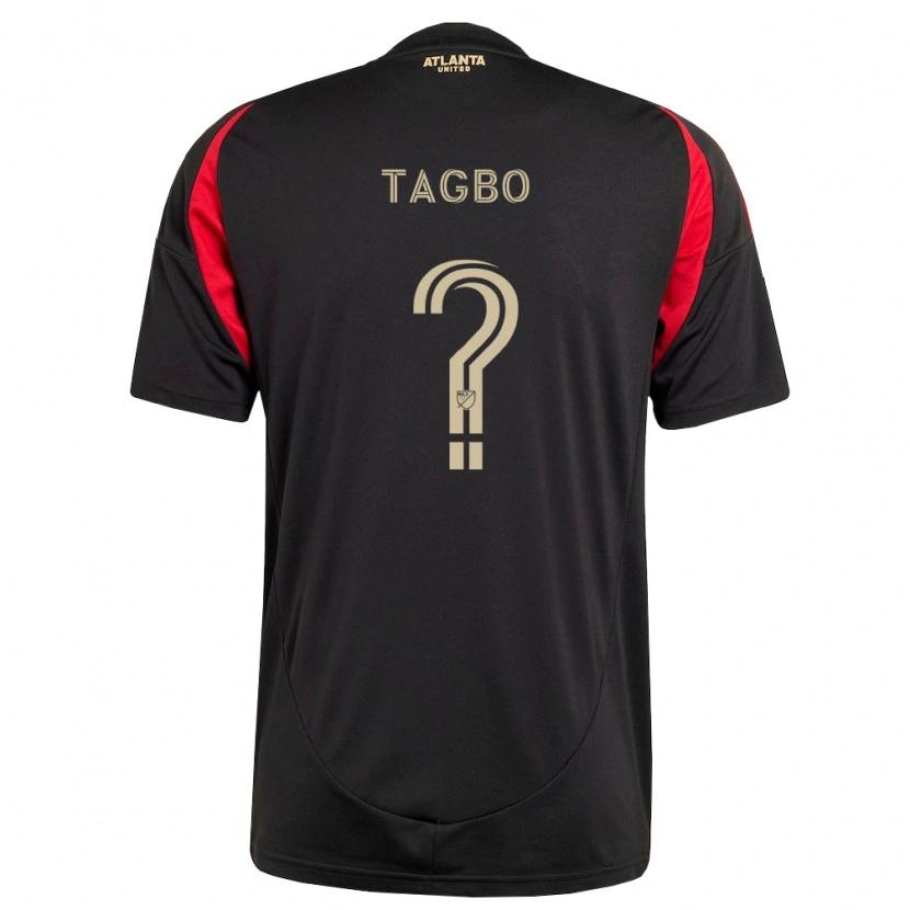 Danxen Män Daniel Tagbo #0 Svart Röd Hemmatröja Matchtröjor 2026/27 Tröjor T-Tröja