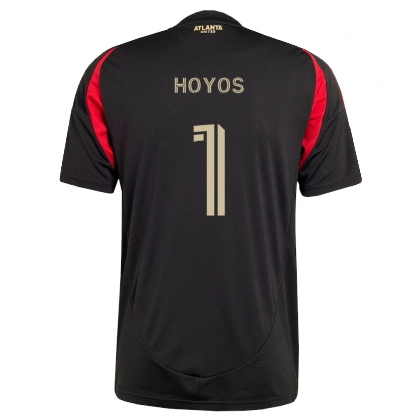 Danxen Män Lucas Hoyos #1 Svart Röd Hemmatröja Matchtröjor 2026/27 Tröjor T-Tröja