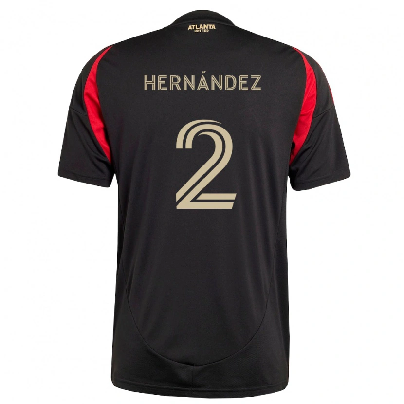 Danxen Män Ronald Hernández #2 Svart Röd Hemmatröja Matchtröjor 2026/27 Tröjor T-Tröja
