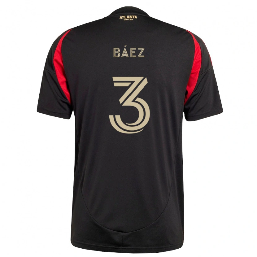 Danxen Män Elías Báez #3 Svart Röd Hemmatröja Matchtröjor 2026/27 Tröjor T-Tröja
