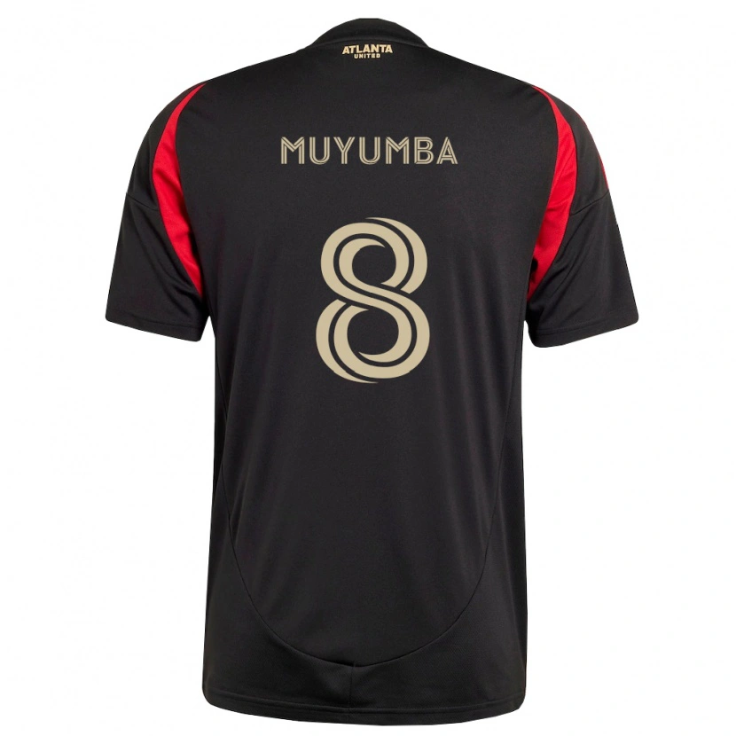 Danxen Män Tristan Muyumba #8 Svart Röd Hemmatröja Matchtröjor 2026/27 Tröjor T-Tröja