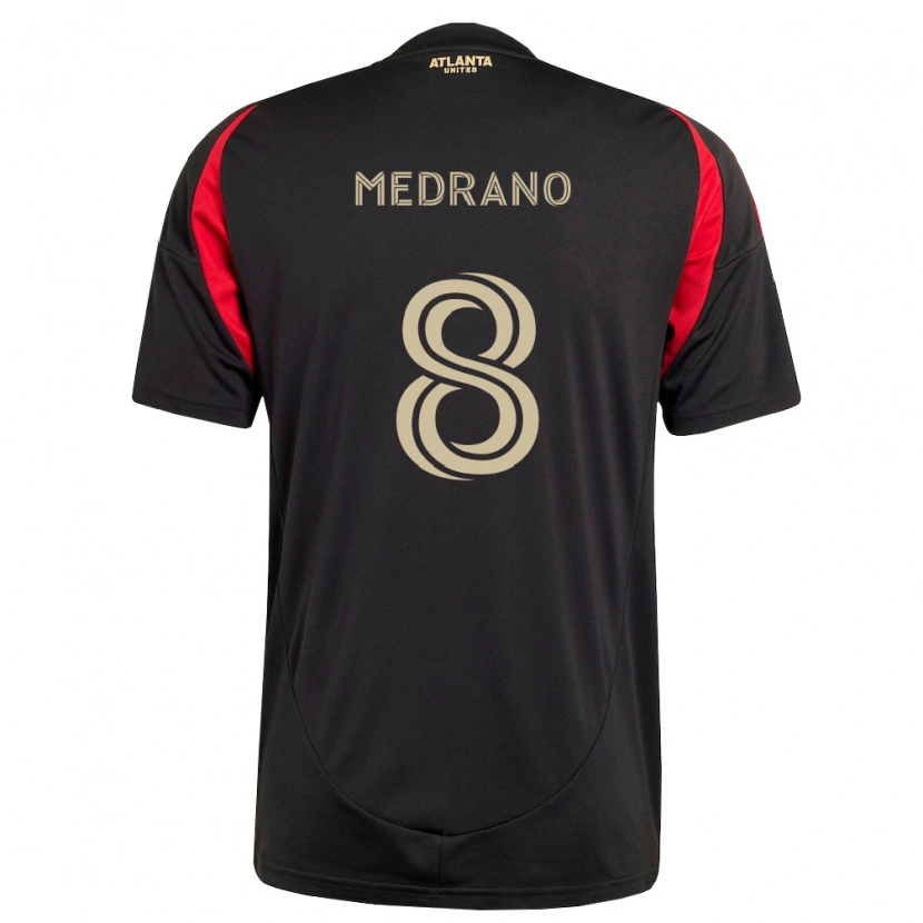 Danxen Män Keven Medrano #8 Svart Röd Hemmatröja Matchtröjor 2026/27 Tröjor T-Tröja