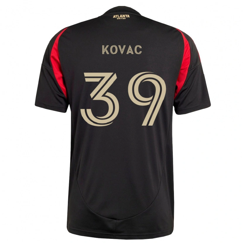 Danxen Män Arif Kovac #39 Svart Röd Hemmatröja Matchtröjor 2026/27 Tröjor T-Tröja