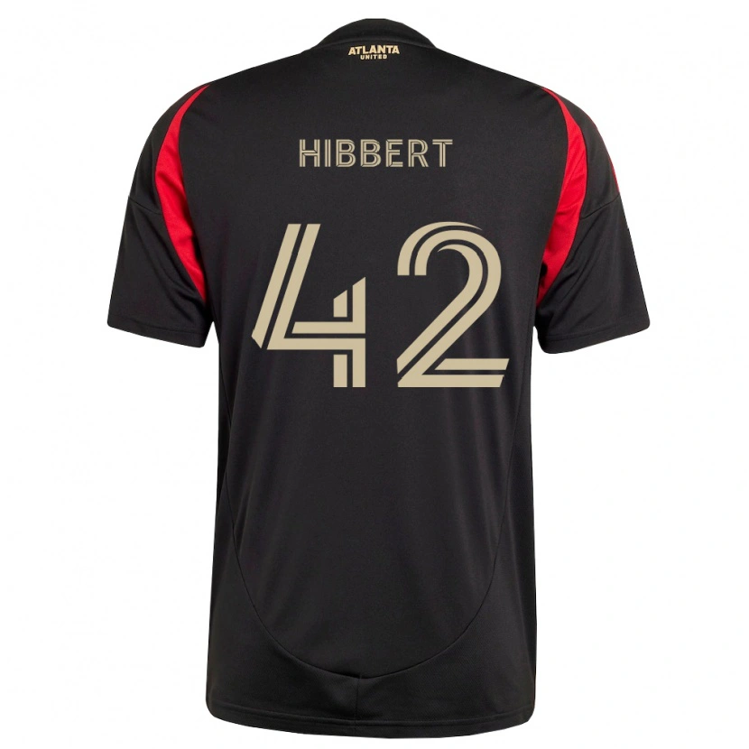 Danxen Män Jayden Hibbert #42 Svart Röd Hemmatröja Matchtröjor 2026/27 Tröjor T-Tröja