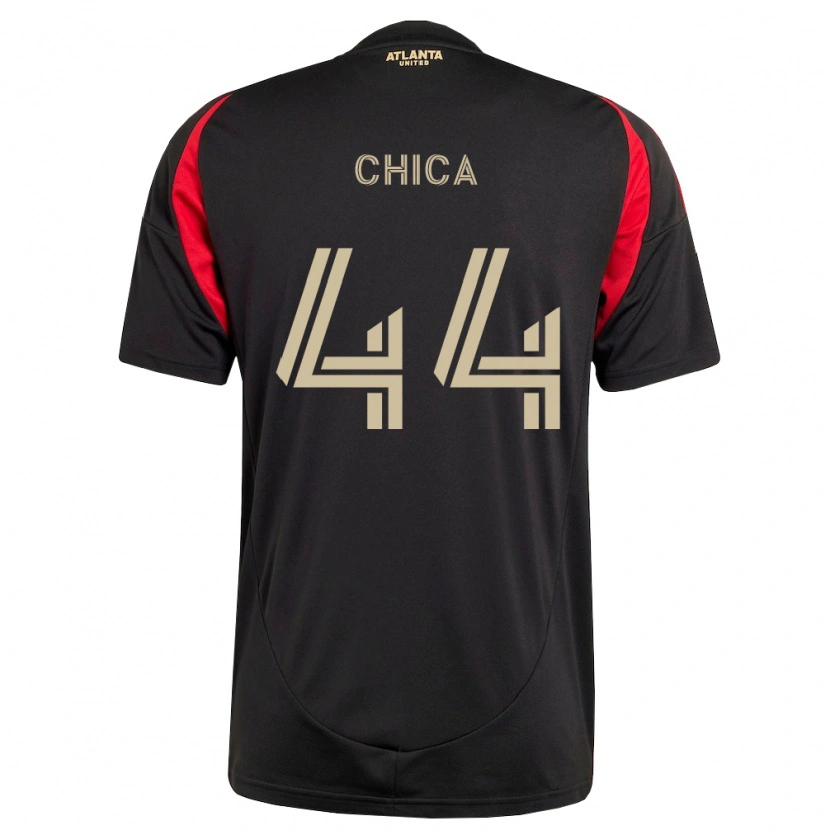 Danxen Män Daniel Chica #44 Svart Röd Hemmatröja Matchtröjor 2026/27 Tröjor T-Tröja