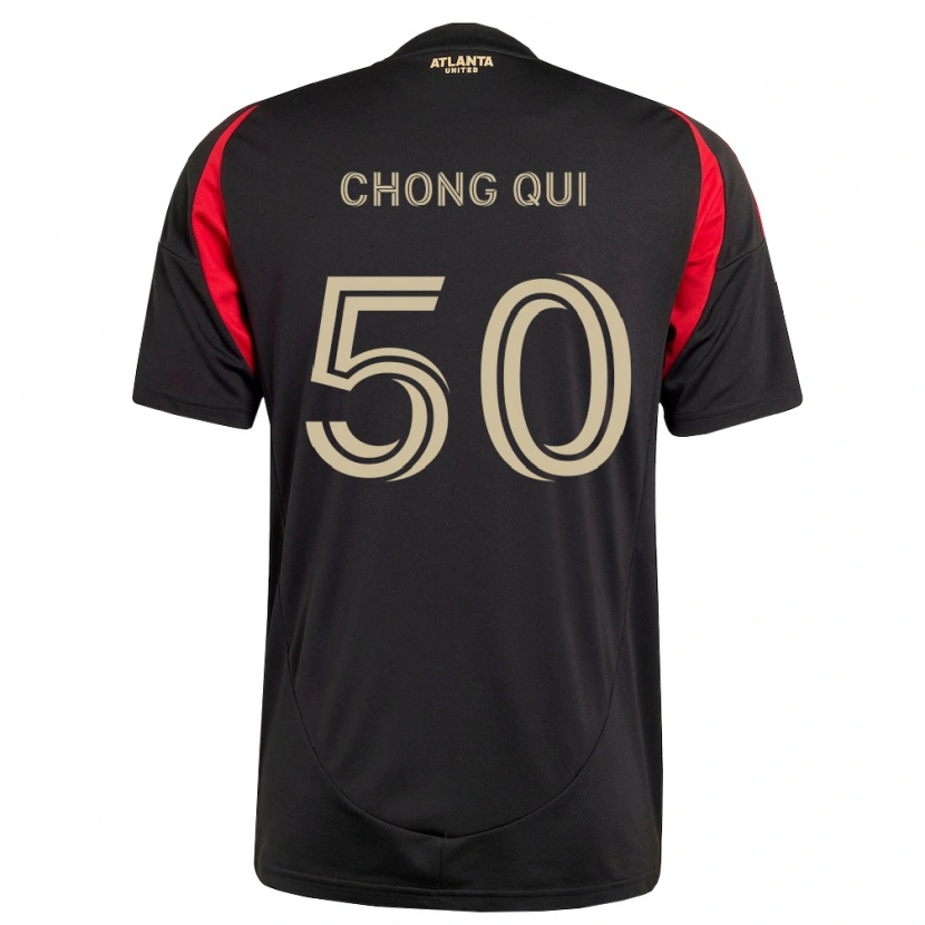 Danxen Män Dominik Chong Qui #50 Svart Röd Hemmatröja Matchtröjor 2026/27 Tröjor T-Tröja