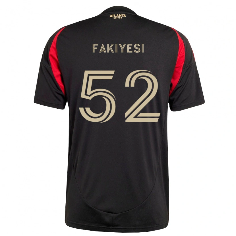 Danxen Män Seyi Fakiyesi #52 Svart Röd Hemmatröja Matchtröjor 2026/27 Tröjor T-Tröja