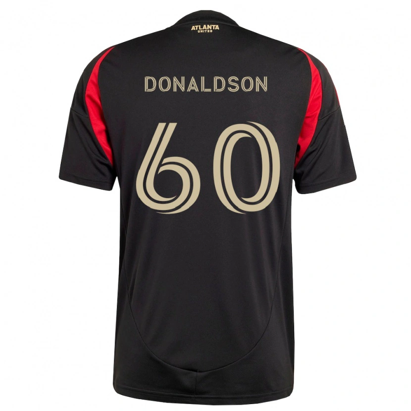 Danxen Män James Donaldson #60 Svart Röd Hemmatröja Matchtröjor 2026/27 Tröjor T-Tröja