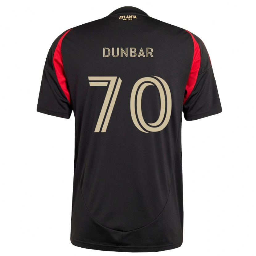 Danxen Män Cameron Dunbar #70 Svart Röd Hemmatröja Matchtröjor 2026/27 Tröjor T-Tröja
