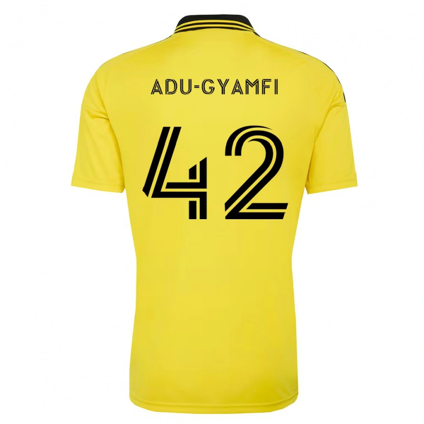 Danxen Män Brent Adu-Gyamfi #42 Gul Svart Hemmatröja Matchtröjor 2026/27 Tröjor T-Tröja