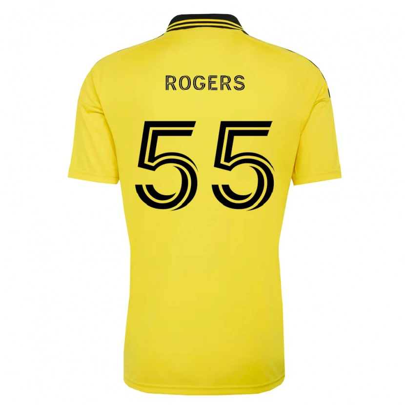 Danxen Män Chris Rogers #55 Gul Svart Hemmatröja Matchtröjor 2026/27 Tröjor T-Tröja