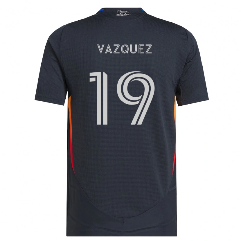 Danxen Män David Vazquez #19 Mörkgrå Röd Hemmatröja Matchtröjor 2026/27 Tröjor T-Tröja