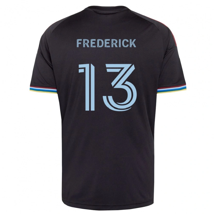 Danxen Män Wayne Frederick #13 Svart Himmelsblå Hemmatröja Matchtröjor 2026/27 Tröjor T-Tröja