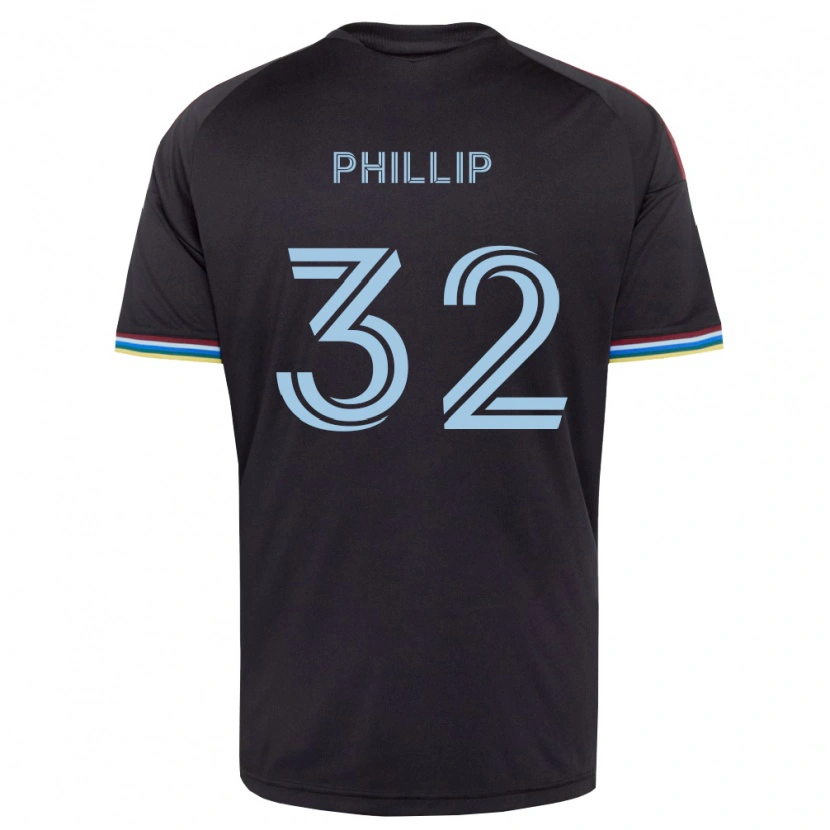 Danxen Män Donavan Phillip #32 Svart Himmelsblå Hemmatröja Matchtröjor 2026/27 Tröjor T-Tröja