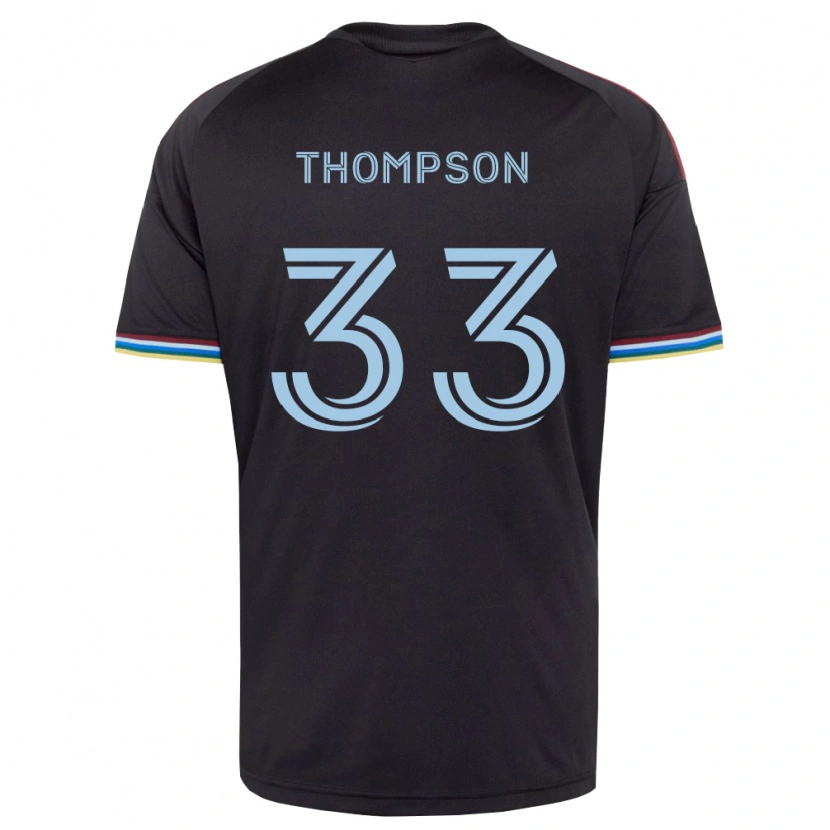 Danxen Män Kosi Thompson #33 Svart Himmelsblå Hemmatröja Matchtröjor 2026/27 Tröjor T-Tröja