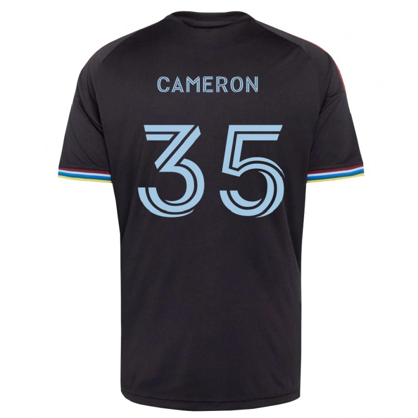 Danxen Män James Cameron #35 Svart Himmelsblå Hemmatröja Matchtröjor 2026/27 Tröjor T-Tröja