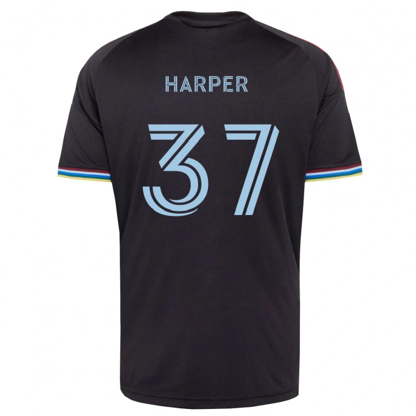 Danxen Män Charlie Harper #37 Svart Himmelsblå Hemmatröja Matchtröjor 2026/27 Tröjor T-Tröja