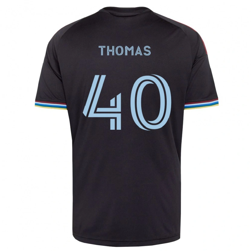 Danxen Män Kai Thomas #40 Svart Himmelsblå Hemmatröja Matchtröjor 2026/27 Tröjor T-Tröja