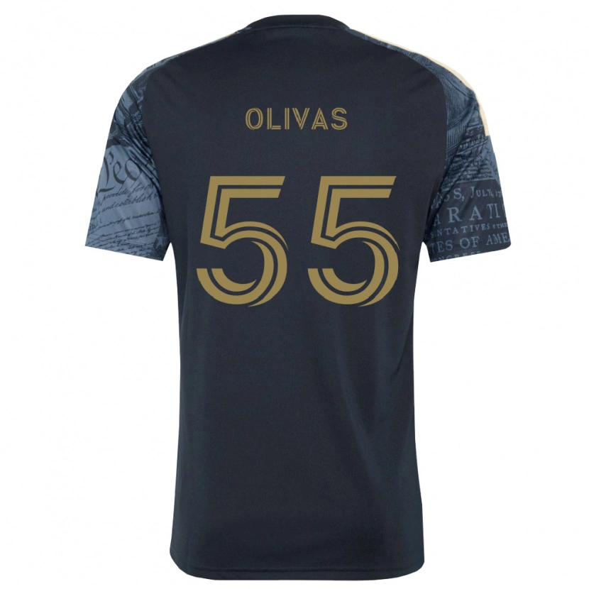 Danxen Män Sal Olivas #55 Marinblå Brun Hemmatröja Matchtröjor 2026/27 Tröjor T-Tröja