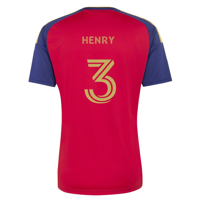 Danxen Män Kobi Henry #3 Kungligt Blå Brun Röd Hemmatröja Matchtröjor 2026/27 Tröjor T-Tröja