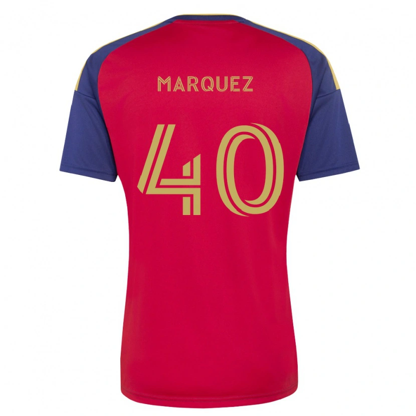 Danxen Män Omar Marquez #40 Kungligt Blå Brun Röd Hemmatröja Matchtröjor 2026/27 Tröjor T-Tröja