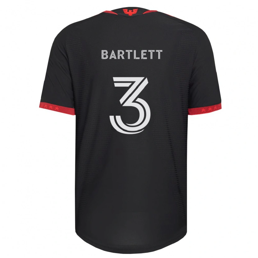 Danxen Män Lucas Bartlett #3 Svart Vit Röd Hemmatröja Matchtröjor 2026/27 Tröjor T-Tröja