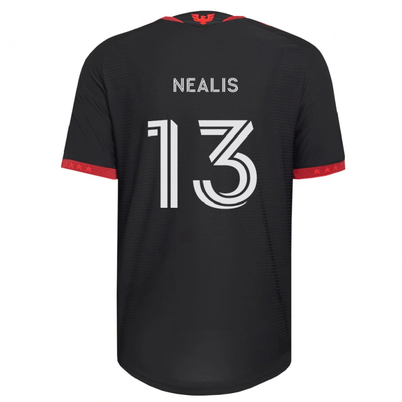 Danxen Män Sean Nealis #13 Svart Vit Röd Hemmatröja Matchtröjor 2026/27 Tröjor T-Tröja