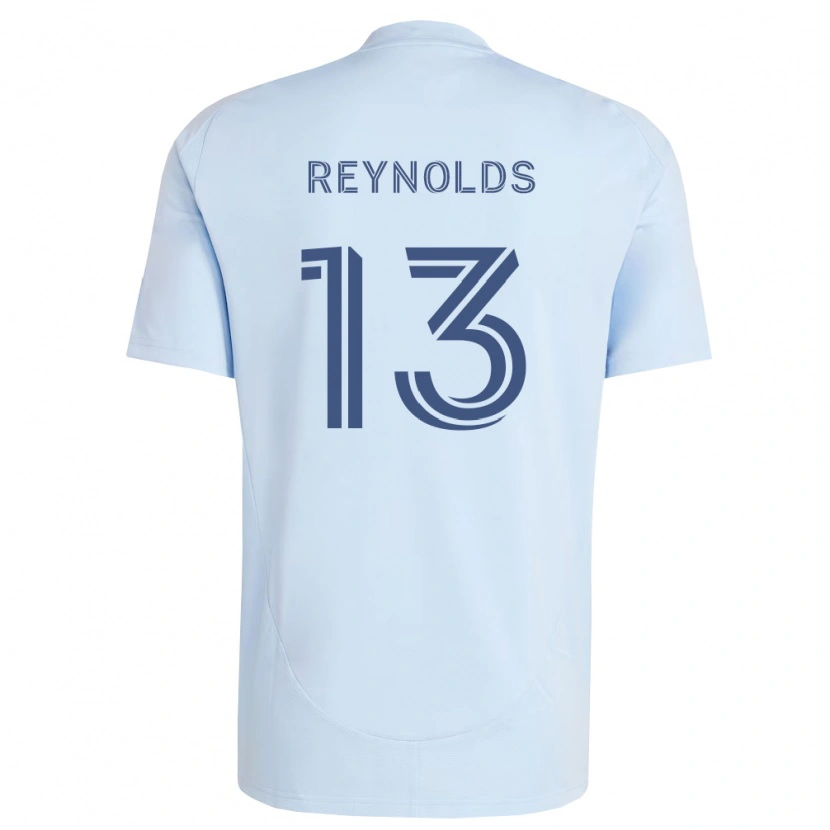 Danxen Män Justin Reynolds #13 Ljusblå Ljusgrå Hemmatröja Matchtröjor 2026/27 Tröjor T-Tröja