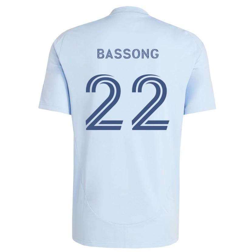 Danxen Män Zorhan Bassong #22 Ljusblå Ljusgrå Hemmatröja Matchtröjor 2026/27 Tröjor T-Tröja