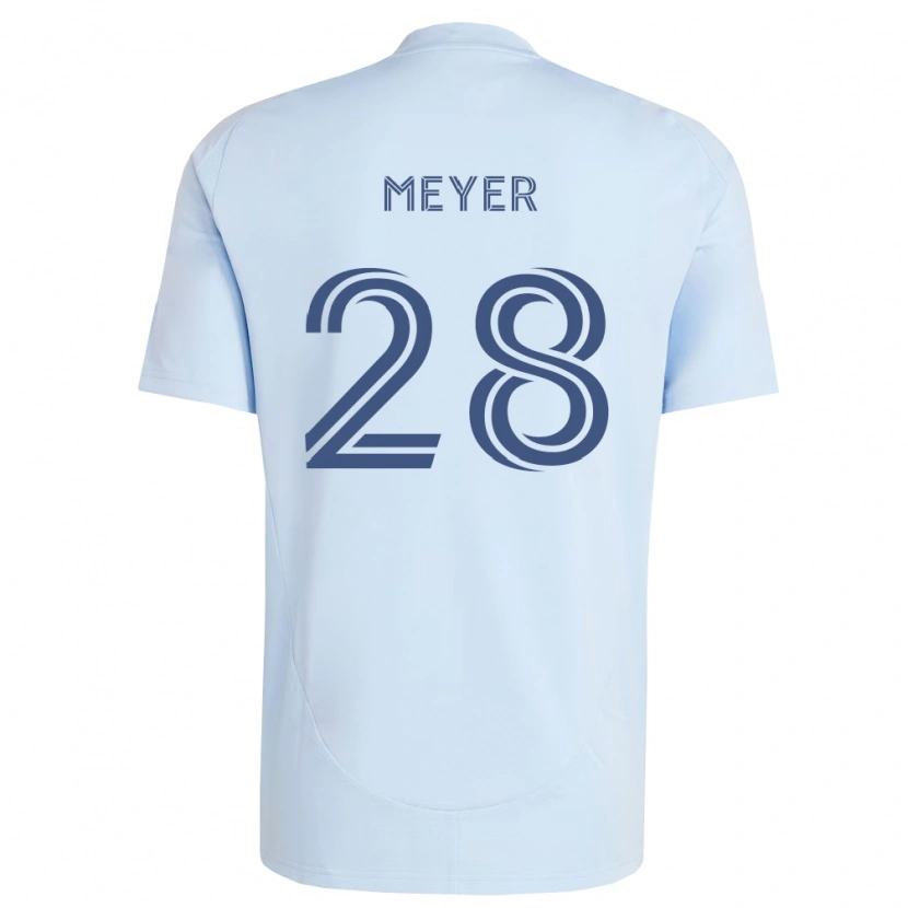 Danxen Män Wyatt Meyer #28 Ljusblå Ljusgrå Hemmatröja Matchtröjor 2026/27 Tröjor T-Tröja