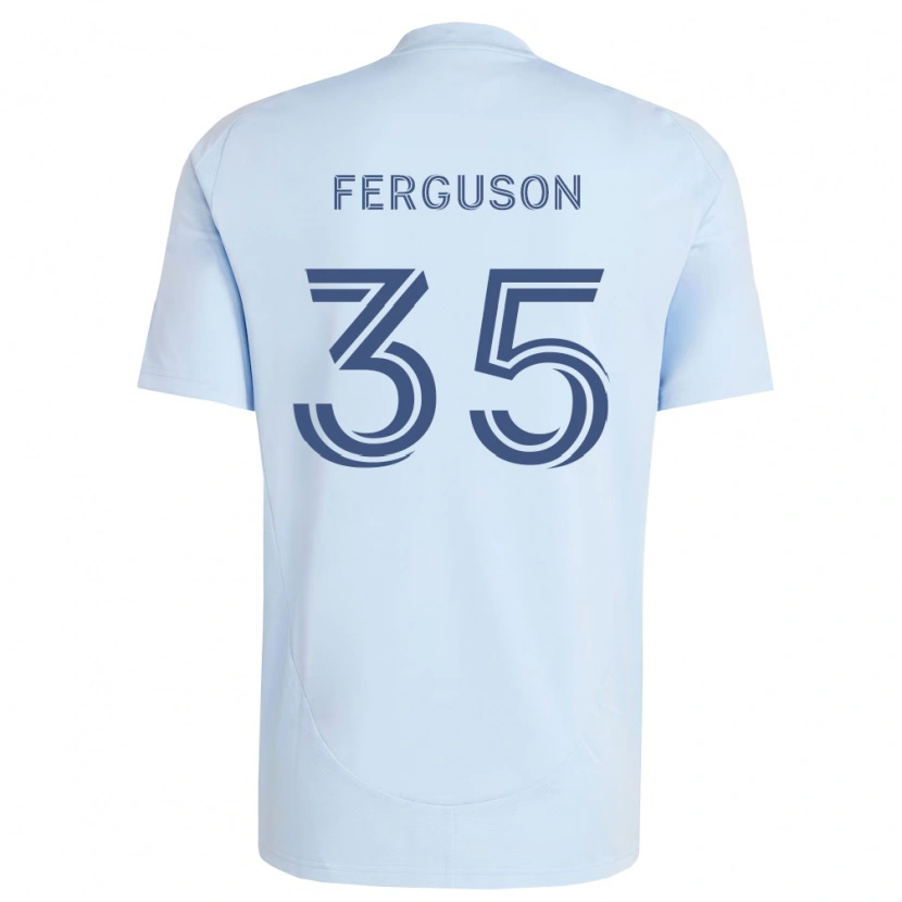 Danxen Män Mitchell Ferguson #35 Ljusblå Ljusgrå Hemmatröja Matchtröjor 2026/27 Tröjor T-Tröja