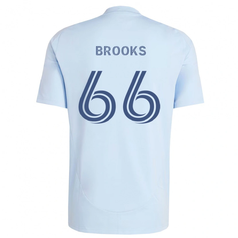 Danxen Män Edson Brooks #66 Ljusblå Ljusgrå Hemmatröja Matchtröjor 2026/27 Tröjor T-Tröja