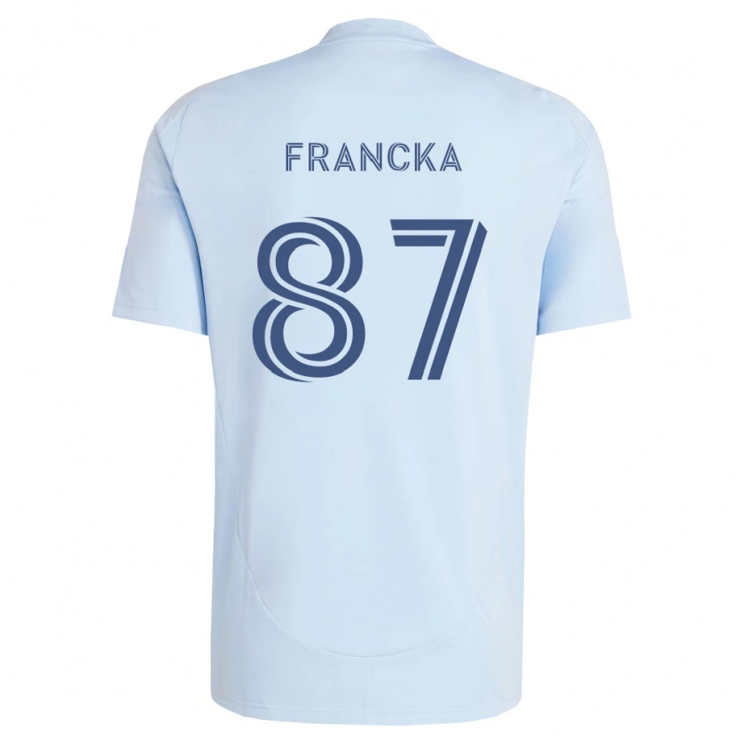 Danxen Män Jack Francka #87 Ljusblå Ljusgrå Hemmatröja Matchtröjor 2026/27 Tröjor T-Tröja