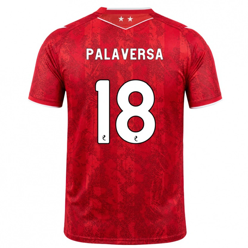 Danxen Män Ante Palaversa #18 Röd Vit Hemmatröja Matchtröjor 2026/27 Tröjor T-Tröja