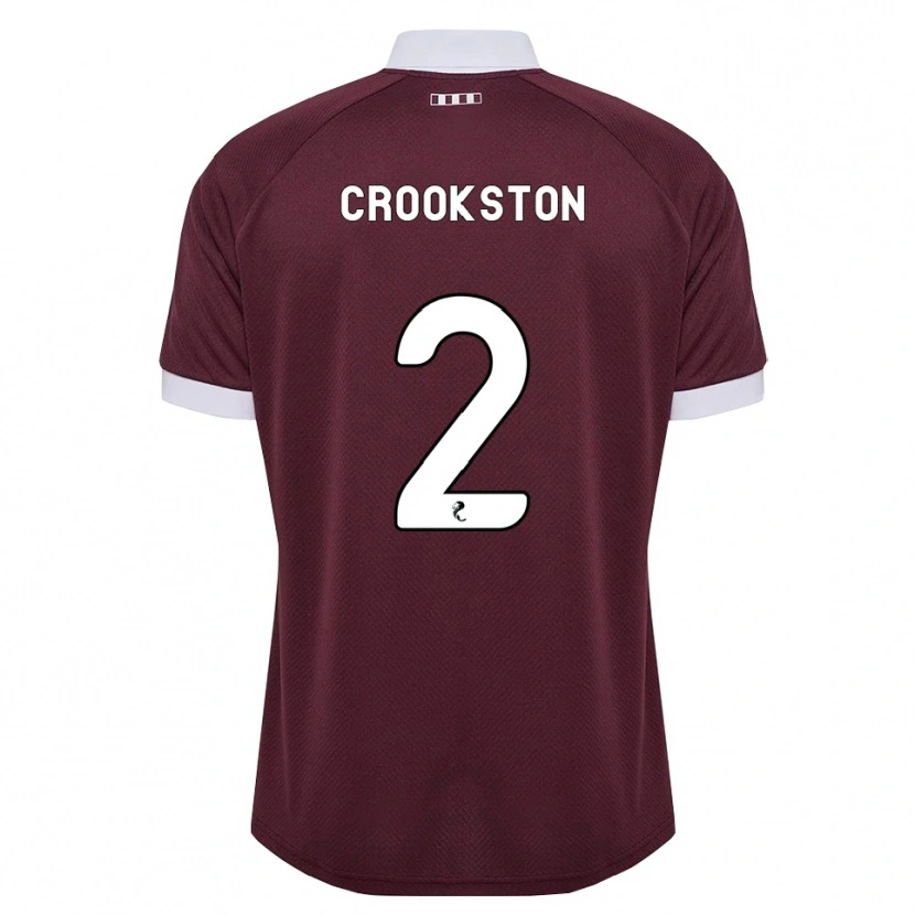 Danxen Män Gregor Crookston #2 Vinröd Vit Hemmatröja Matchtröjor 2026/27 Tröjor T-Tröja