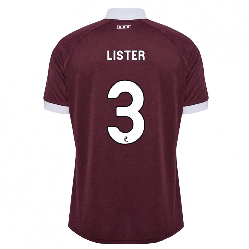 Danxen Män Henry Lister #3 Vinröd Vit Hemmatröja Matchtröjor 2026/27 Tröjor T-Tröja
