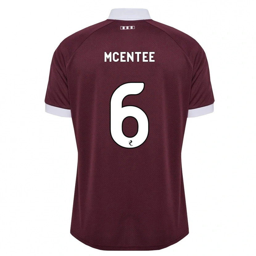 Danxen Män Oisin Mcentee #6 Vinröd Vit Hemmatröja Matchtröjor 2026/27 Tröjor T-Tröja