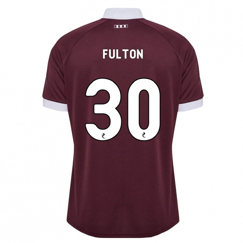 Danxen Män Ryan Fulton #30 Vinröd Vit Hemmatröja Matchtröjor 2026/27 Tröjor T-Tröja