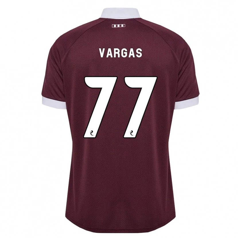 Danxen Män Kenneth Vargas #77 Vinröd Vit Hemmatröja Matchtröjor 2026/27 Tröjor T-Tröja