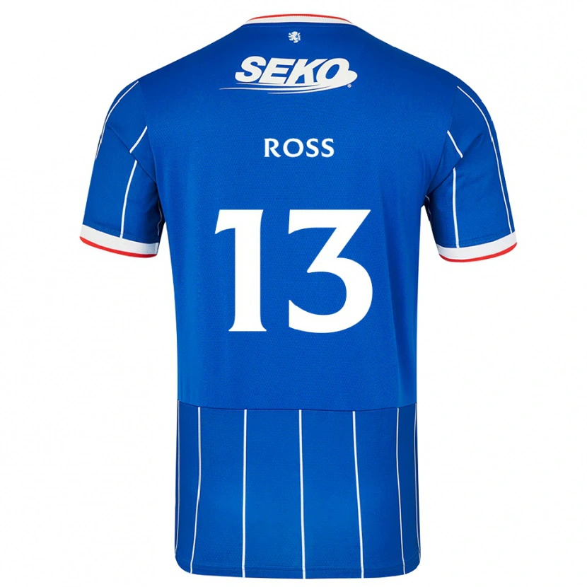 Danxen Män Jane Ross #13 Röd Blå Vit Hemmatröja Matchtröjor 2026/27 Tröjor T-Tröja