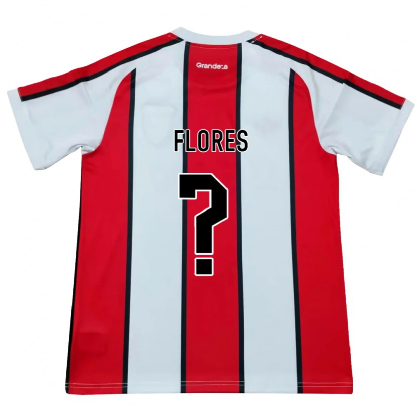 Danxen Män Joaquín Flores #0 Vit Röd Svart Bortatröja Matchtröjor 2026/27 Tröjor T-Tröja