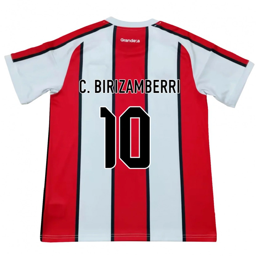 Danxen Män Carolina Birizamberri #10 Vit Röd Svart Bortatröja Matchtröjor 2026/27 Tröjor T-Tröja
